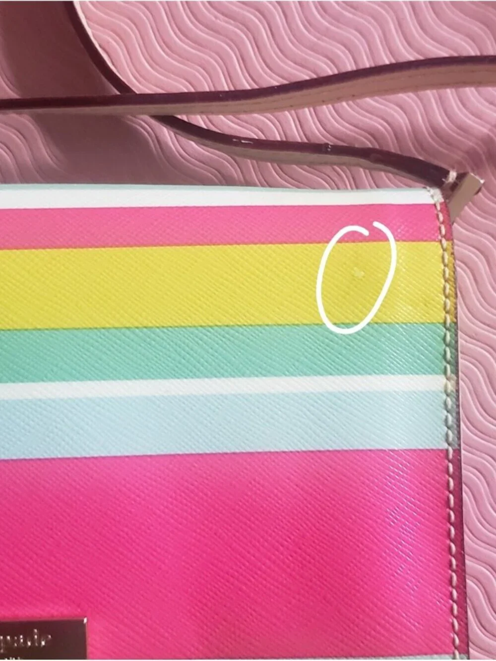 Kate Spade Grant Street Sally Striped Crossbody Bag - Y2K Aesthetic